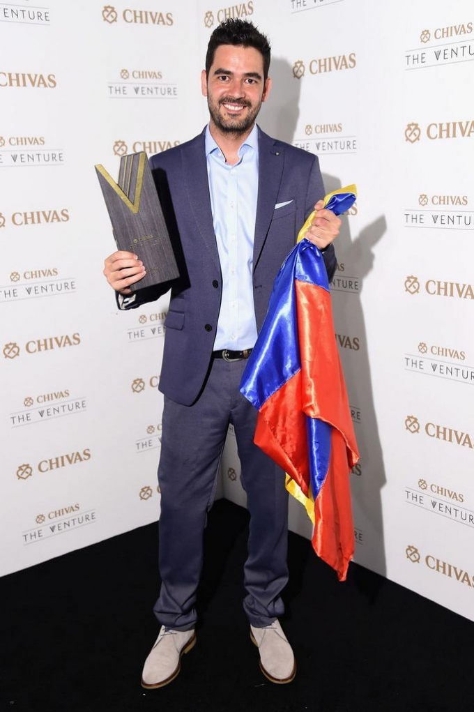 Vítěz Chivas The Venture 2016 Oscar Mendez