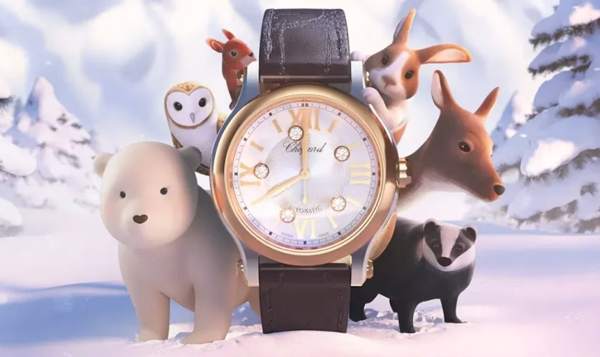 Arty a Amy: zvířecí pár v zimním kolekci Chopard - foto 1 | brand photo