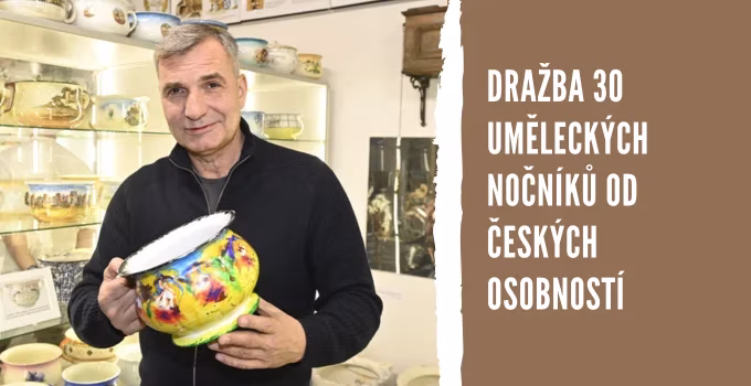Dražba 30 uměleckých nočníků od českých osobností
