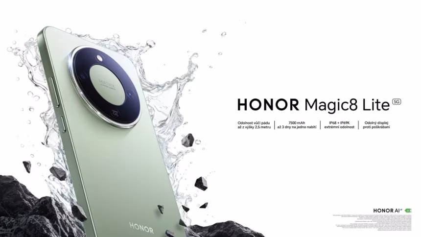 Extrémně odolný HONOR Magic8 Lite: podívejte se na záběry z extrémních testů | brand photo