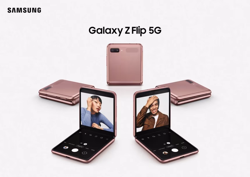 Galaxy Z Flip 5G se prezentuje stylovým skládacím smartphonem s podporou 5G - foto 1 | brand photo