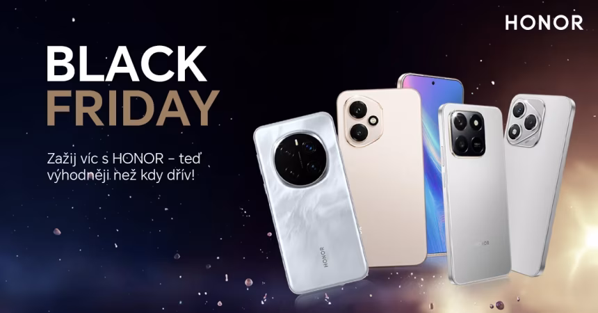 HONOR snižuje cenu své vlajkové lodi i dalších modelů v rámci Black Friday - foto 1 | brand photo