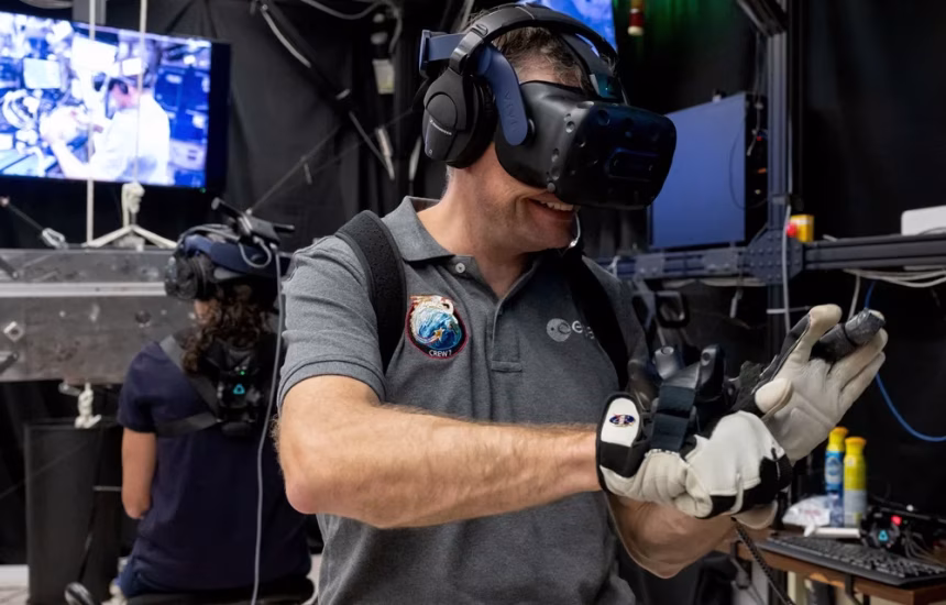 HTC VIVE Focus 3 pomáhá s udržením fyzické kondice kosmonautů - foto 1 | brand photo