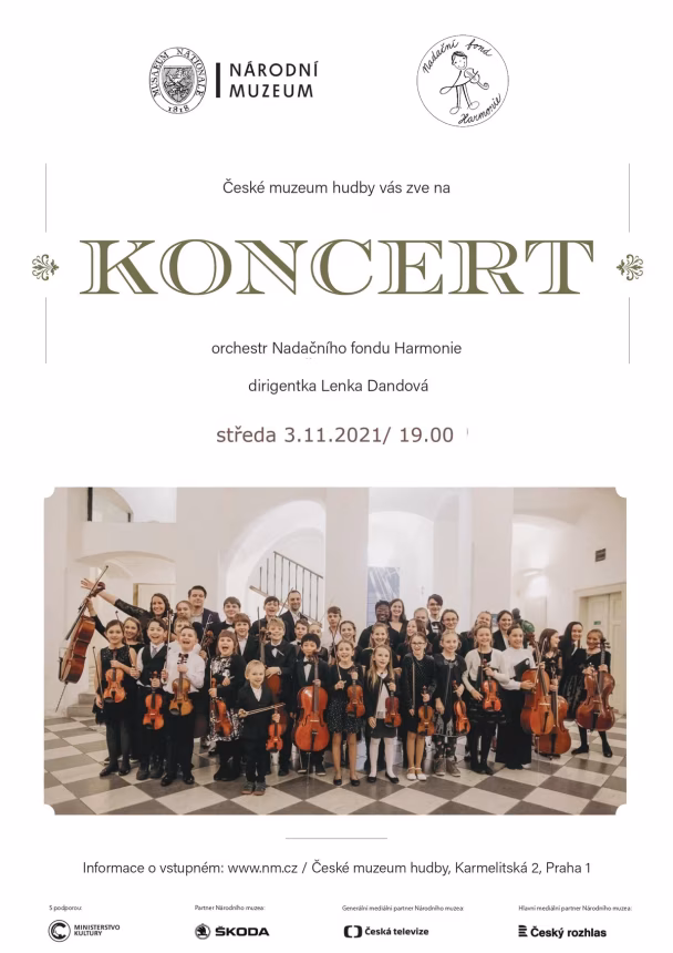 Koncert Smyčcového orchestru Nadačního fondu Harmonie