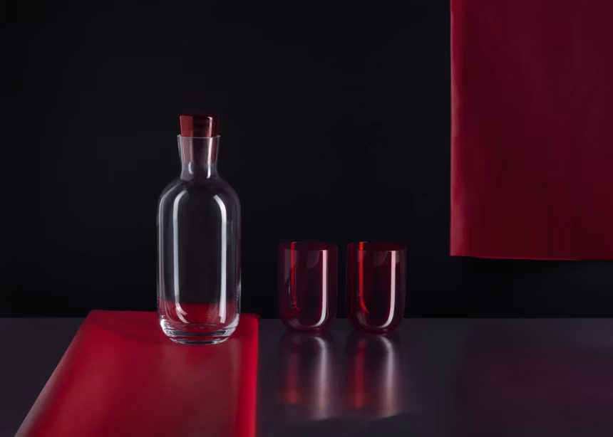 Květná 1794 představila limitovanou valentýnskou kolekci skla v rubínově červené barvě - foto 1 | brand photo