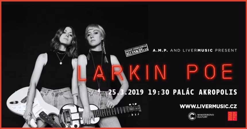 Larkin Poe poprvé v Praze