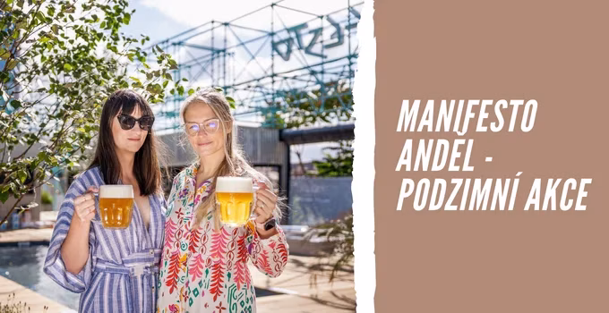 Manifesto Anděl pod střechou a s pianem