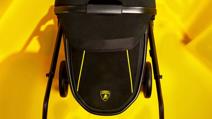 Limitovaný kočárek Silver Cross Reef AL Arancio vytvořený s Lamborghini