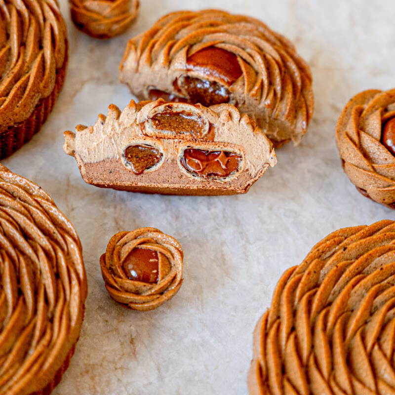 Květinový Paris-Brest z cukrárny Cédric Grolet Opéra