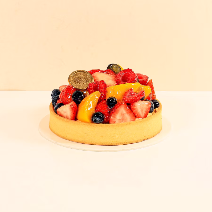 Koláč se sezónním ovocem z The Mandarin Cake Shop
