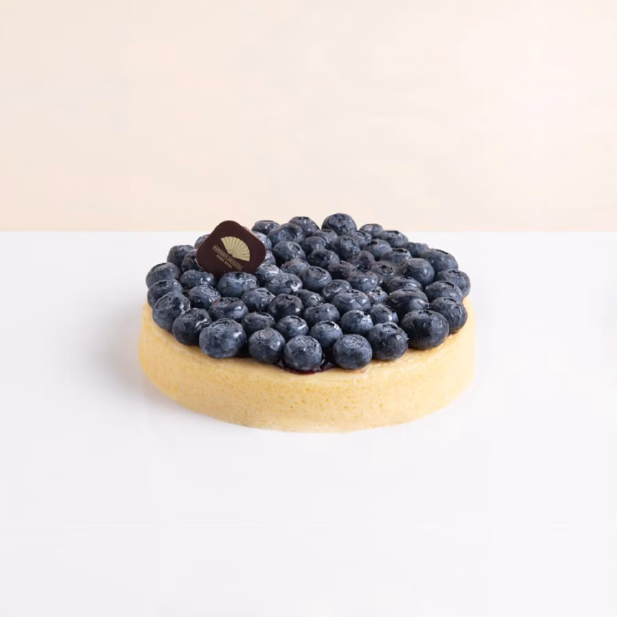 Borůvkový cheesecake z The Mandarin Cake Shop