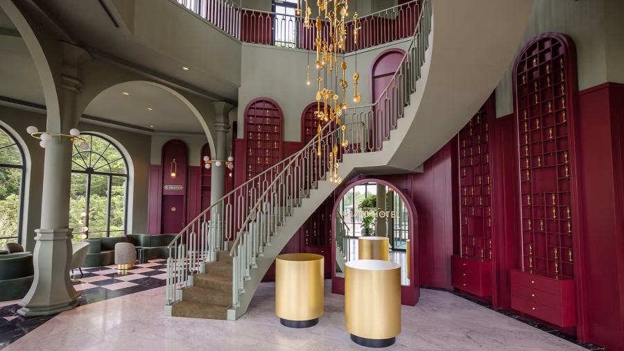 Elegantní lobby Efteling Grand Hotel