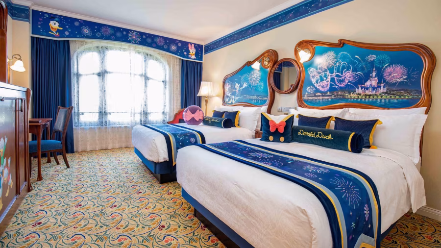 Elegantní pokoj v hotelu Shanghai Disney Resort