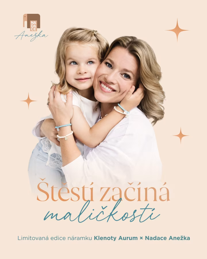 Klenoty Aurum představují charitativní náramky pro Nadaci Anežka s motivem slona pro štěstí - fotografie 2