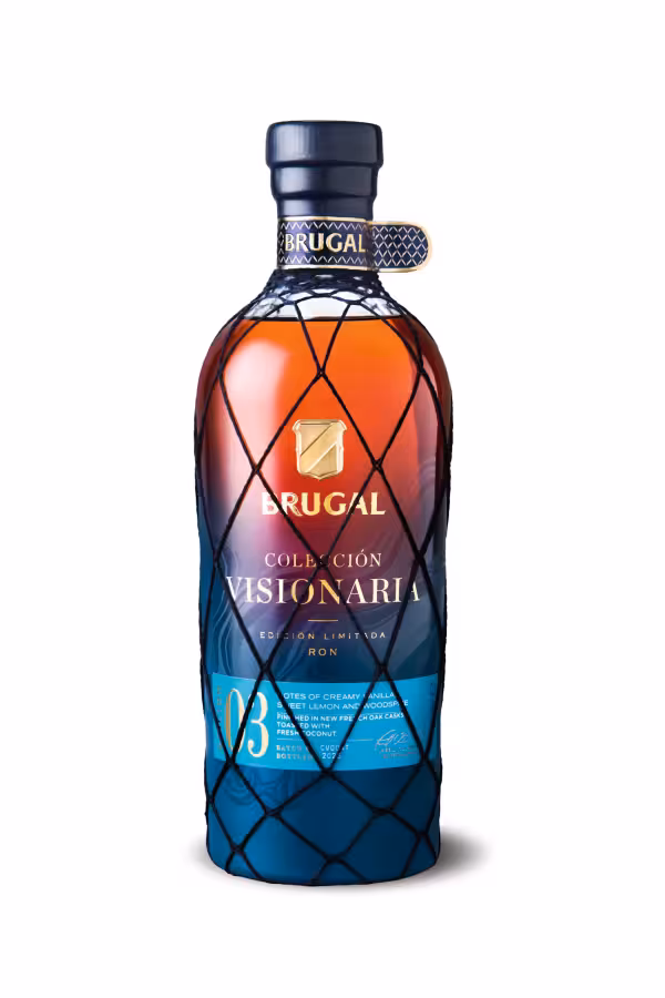 Samostatná lahev rumu Brugal Colección Visionaria Edición 03