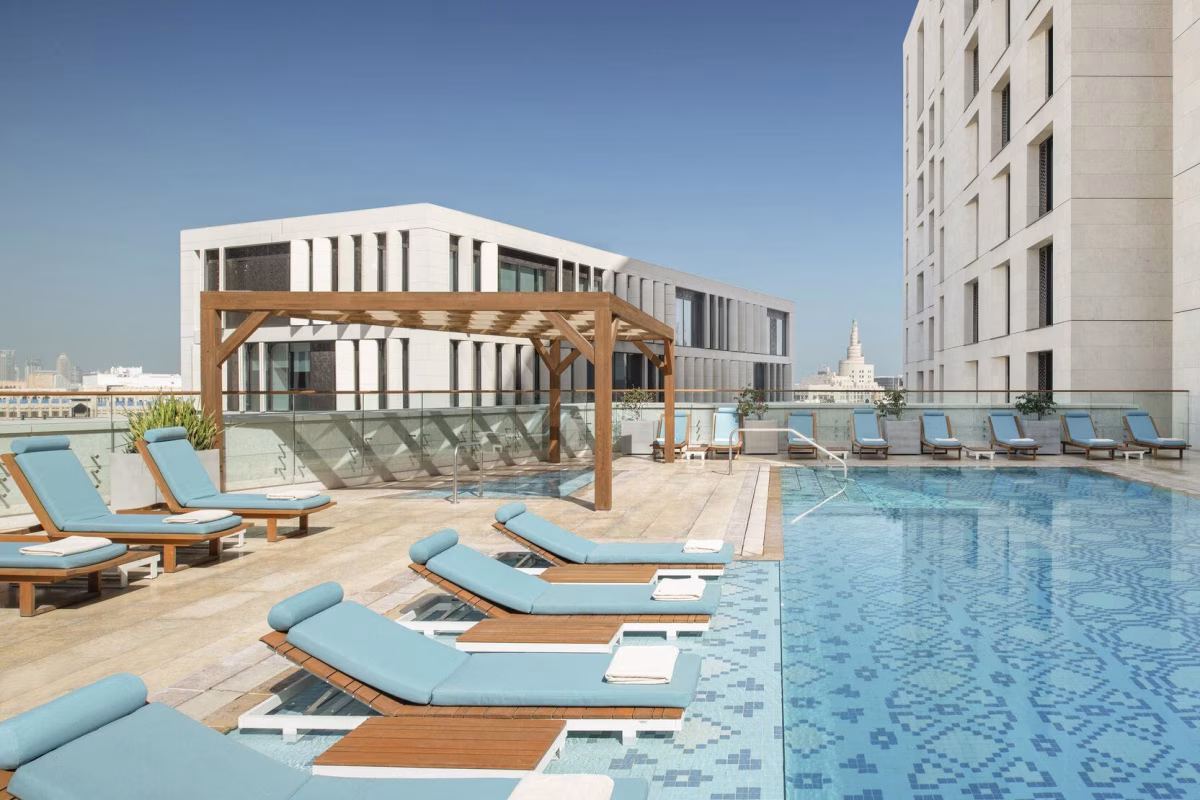Interiér a prostory pro hosty v Alwadi Hotel Doha