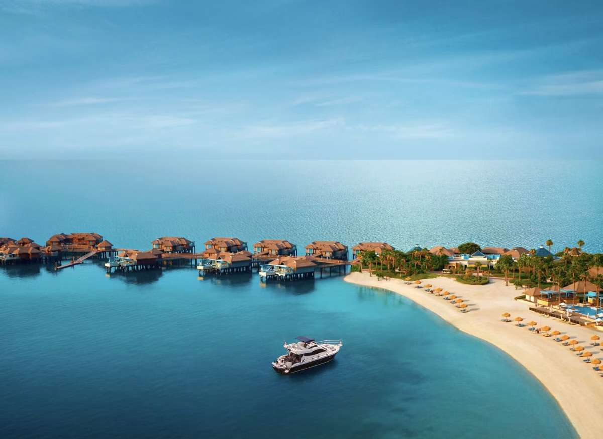 Interiér a prostory pro hosty v Banana Island Resort