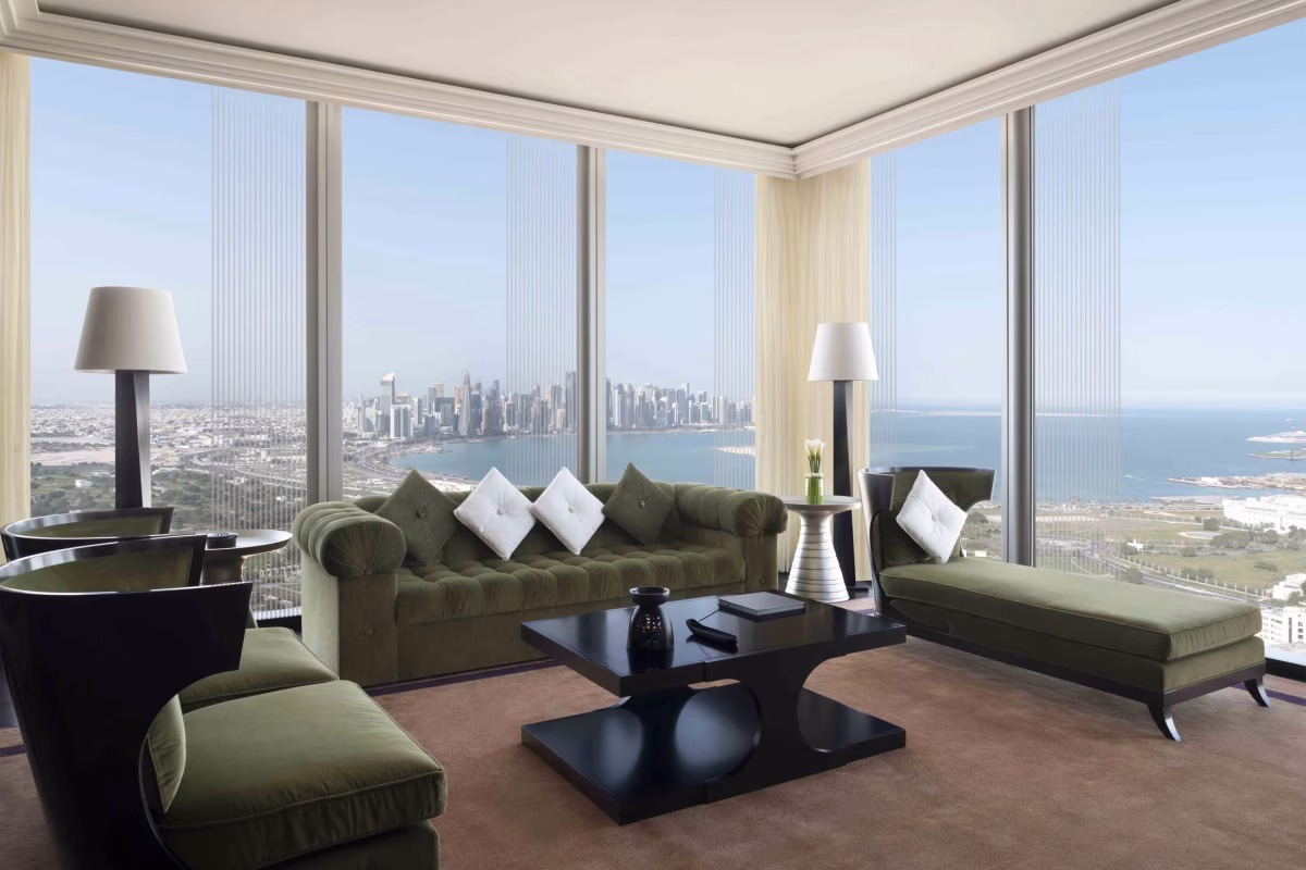 Další pohled na design a služby v Banyan Tree Doha