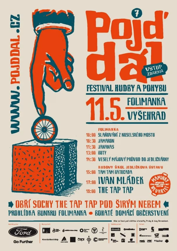 The Tap Tap – Pojď dál 2019 aneb střemhlav z mostu na vozíku
