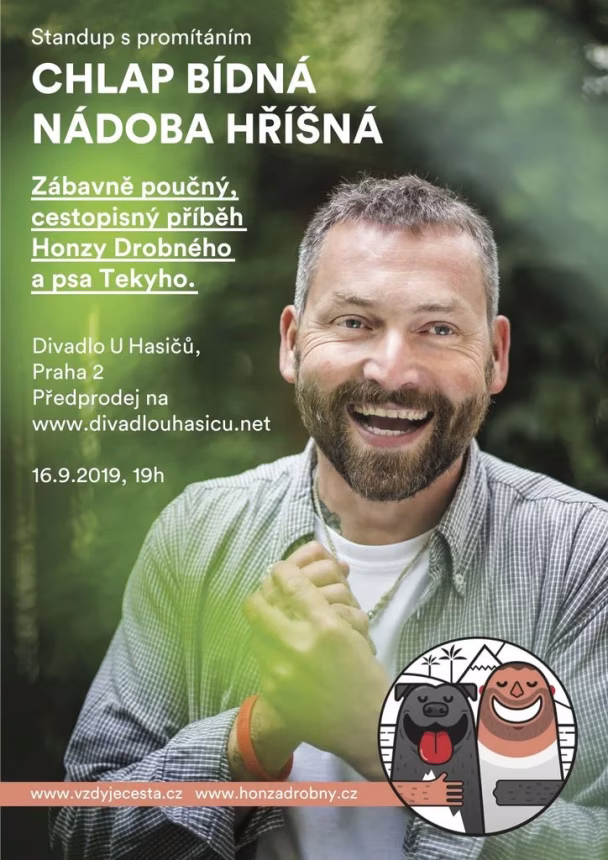 Zábavný stand-up Honzy Drobného s promítáním „Chlap bídná-Nádoba hříšná“ – fotografie 2
