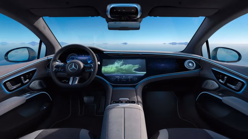 Nový Mercedes EQS se může pyšnit dlouhou výdrží baterie a luxusem - foto 2 | brand photo