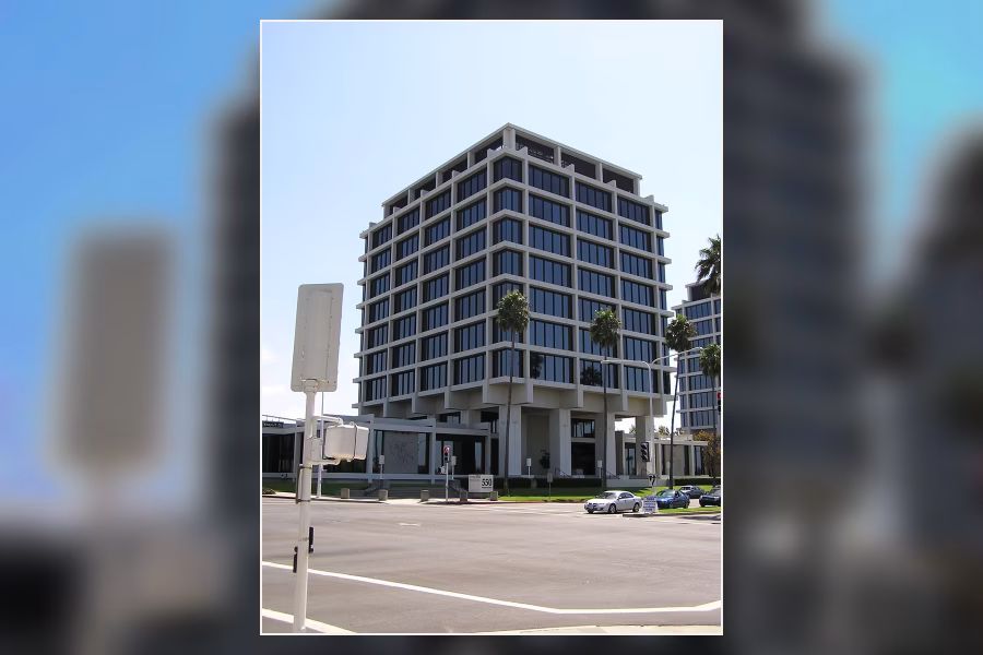 Budova centrály realitní společnosti Irvine Company v Kalifornii