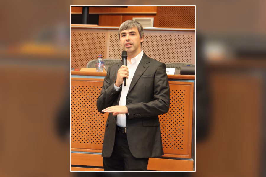 Larry Page během návštěvy Evropského parlamentu v červnu 2009