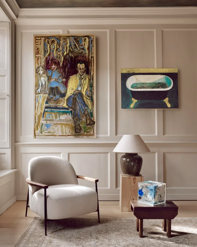 Interiér vytvořený pro prodej designu Bonhams