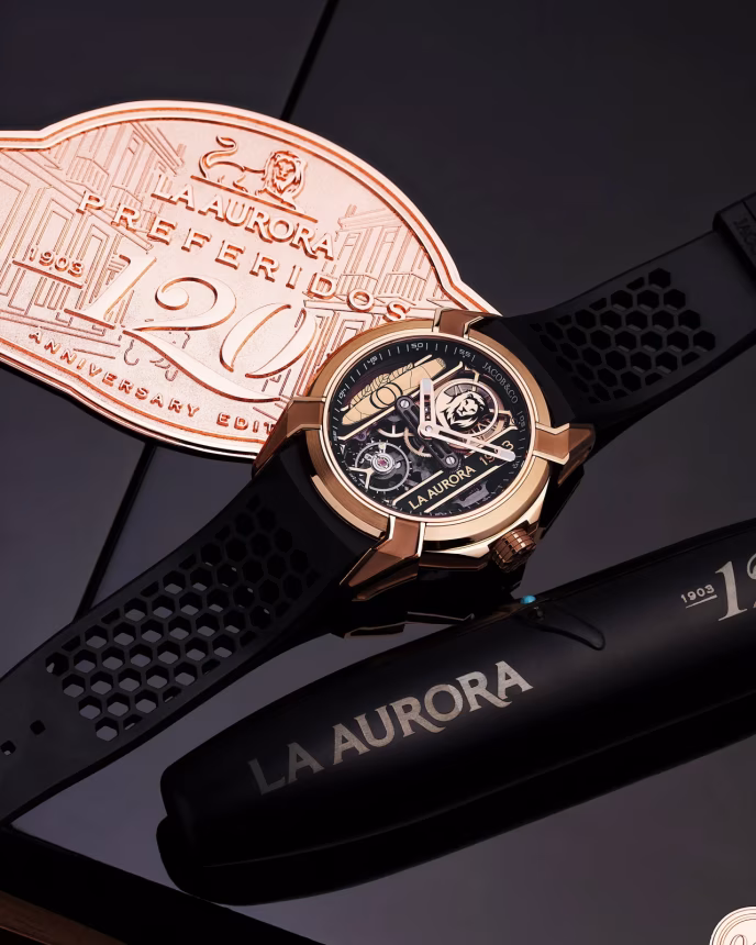 Jacob & Co. & La Aurora: luxusní hodinkářský a doutníkový set - fotografie 4