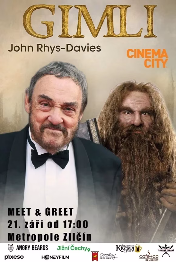 Představení fantasy filmu s hercem John Rhys-Davies v Praze – fotografie 2