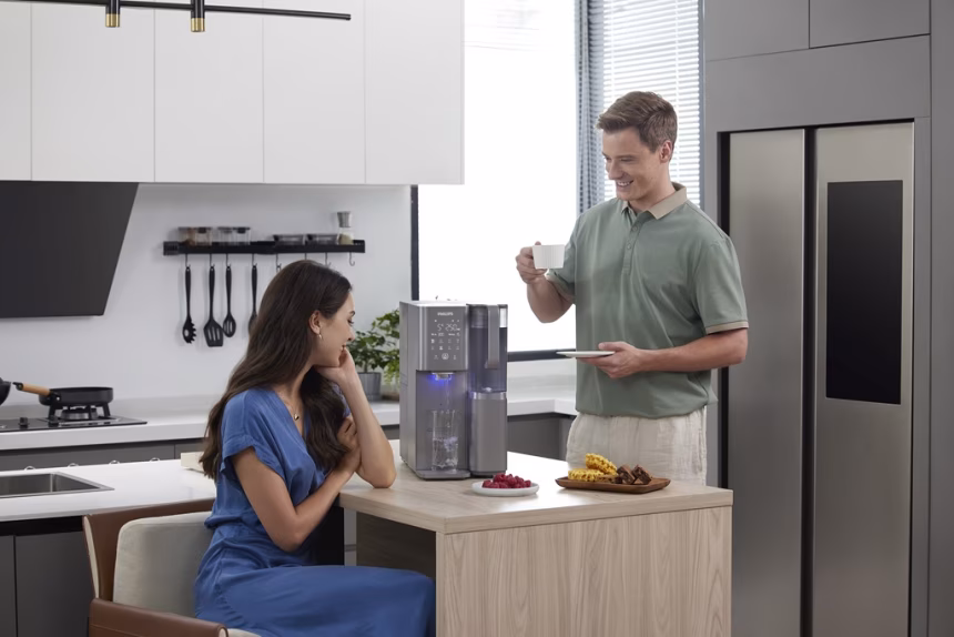 Vodní automat Philips: Špičková filtrace a dokonalá teplota vody v jednom