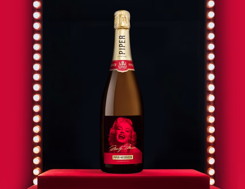 Limitovaná edice Piper-Heidsieck vzdává hold ikoně Marilyn Monroe