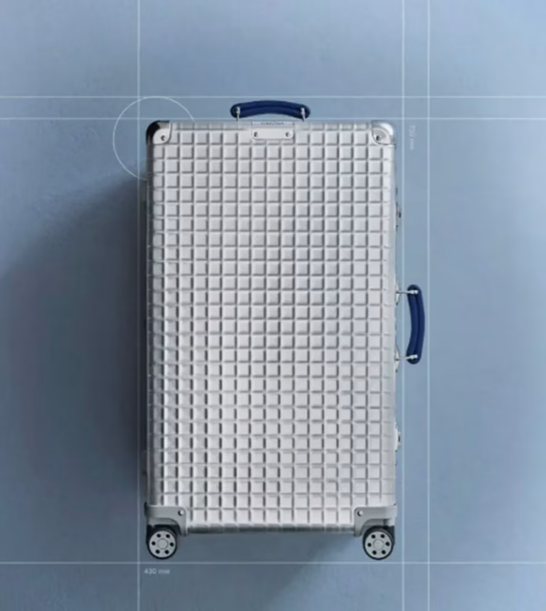 RIMOWA Classic Aluminium Grid: Návrat ke geometrickém stylu