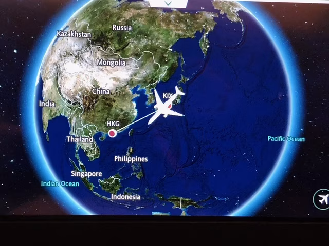 Mapa jako součást interiéru prodejny Anya Travel