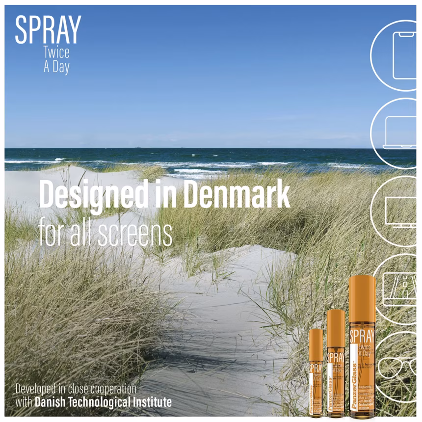 Nový vědecky vyvinutý antibakteriální čistič pro obrazovky mobilních zařízení SPRAY Twice a Day - foto 1 | brand photo