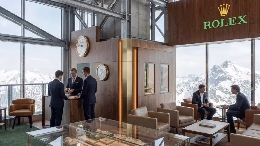 Rolex v nadmořské výšce 3 020 metrů: Nejvýše položený butik světa na hoře Titlis - fotografie 3