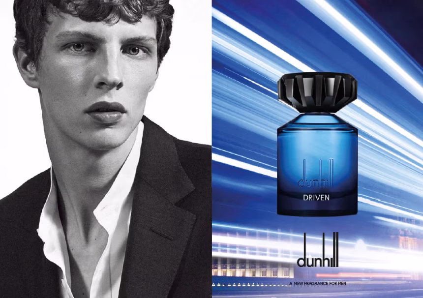Sensualité: Dunhill Driven Blue se stalo toaletní vodou pro pravé muže - foto 1 | brand photo