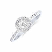 prsten ALO Cupid Pleasure, bílé 18kt zlato, 51 diamantů, cena 47 450Kč