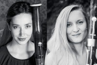 Fagotistky Michaela Špačková a Denisa Beňovská
