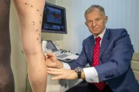 Ultrazvukové vyšetření a nákres žil před operací