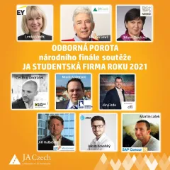 Vrcholoví manažeři vybrali nejlepší studentskou firmu roku 2021 v soutěži JA Studentská Firma - foto 3 | brand photo