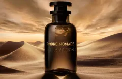 Parfém Louis Vuitton OMBRE NOMADE v záplavě zlatých paprsků - foto 1 | brand photo