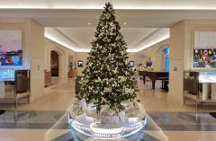 FOUR SEASONS HOTEL PRAGUE OPĚT ROZZÁŘÍ VÁNOČNÍ STROM  OD ZNAČKY DIOR - foto 1 | brand photo