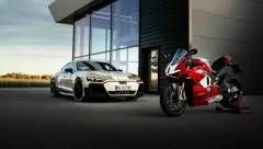 Prototyp Audi e-tron GT a Ducati Panigale V4 R - foto 1 | brand photo