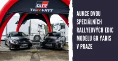Aukce dvou speciálních rallyeových edic modelu GR Yaris v Praze - foto 1 | brand photo