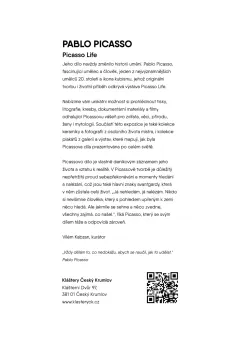 Výstava v Českém Krumlově: Picasso Life - foto 3 | brand photo