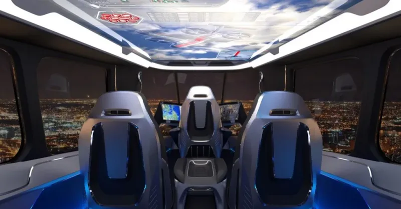 Společnost Bell na veletrhu CES 2019 představila design leteckého taxi - foto 2 | brand photo