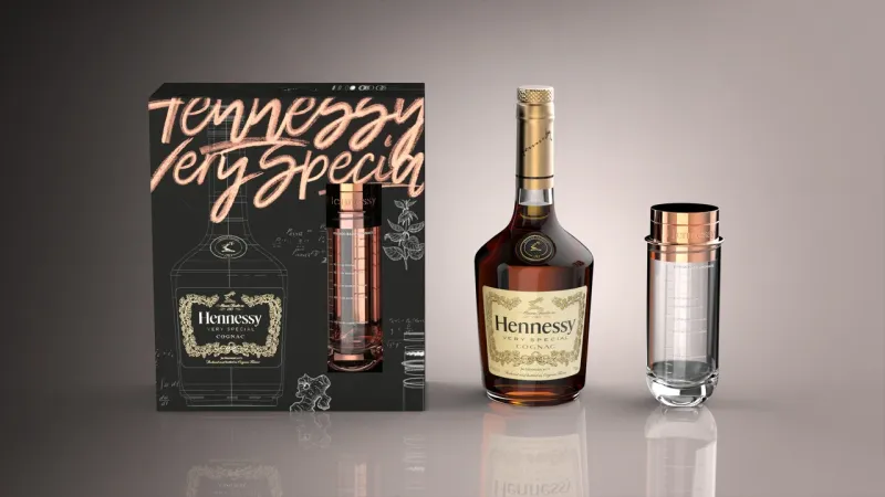 Vánoční balení vybraného alkoholu Moet Hennessey - foto 3 | brand photo