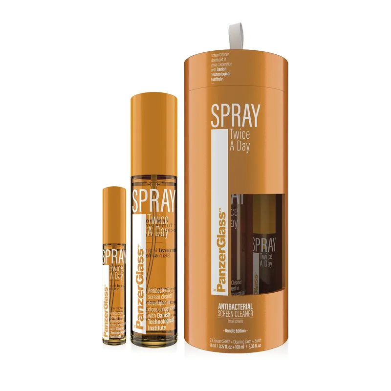 Nový vědecky vyvinutý antibakteriální čistič pro obrazovky mobilních zařízení SPRAY Twice a Day - foto 4 | brand photo