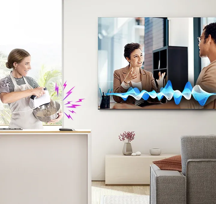 Nové televizory od Samsungu dokáží uzpůsobit jas osvětlení místnosti i scénám a zvuk okolnímu hluku - foto 2 | brand photo